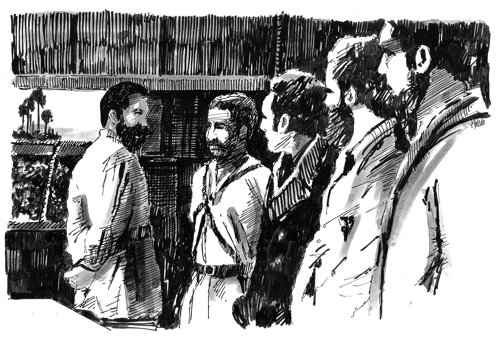 El 18 de junio de 1875. Reunión en Alcalá al rechazar la propuesta de sumarse a la Sedición de Lagunas de Varona.